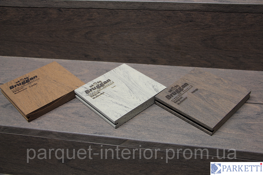Террасная доска Bruggan Multicolor Wenge, Cedar, Gray (Бельгия), 2200х125х23 40141086 фото