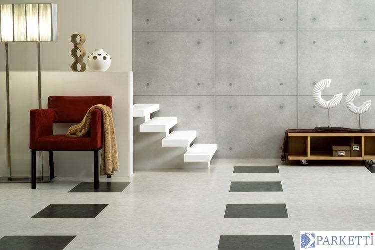 Eco55 Cement Dark Grey OFD-055-038 клейова вінілова плитка Oneflor Europe Eco 55 OFD-055-038 фото