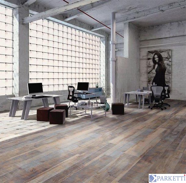 Expona Commercial Wood PUR 4103 Blue Salvaged Wood, виниловая плитка клеевая Polyflor Expona Commercial 4103 фото