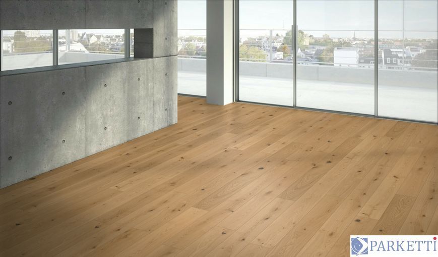Parador 1748905 Trendtime 4 V4 Дуб Lugana light-whitewashed Рустик, брашована текстура, натуральна олія, паркетна дошка Parador 1748905 фото