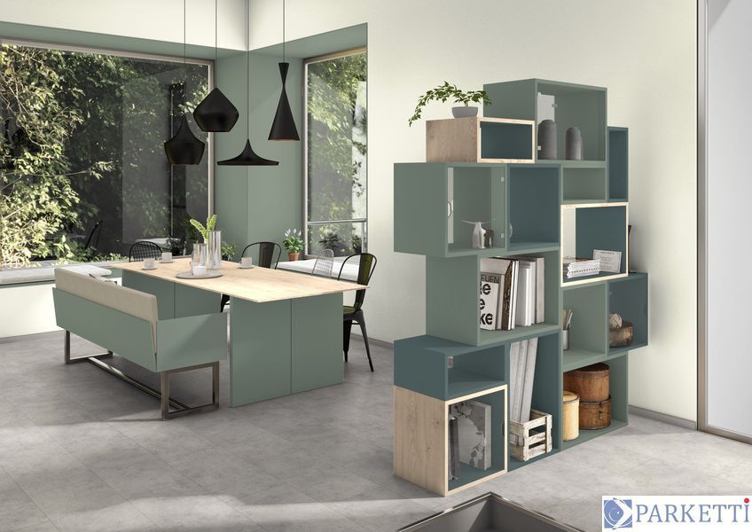 Egger ELF186 AQUA + Kingsize 8/33 V4+1 Бетон Чікаго світло-сірий, ламінат Egger ELF186 (591142) фото