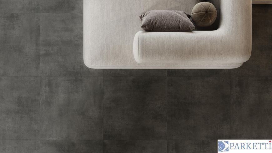 Tarkett Beton Dark Grey Art Vinyl ModularT 70 257102018 клейова вінілова плитка Tarkett Modul 257102018 фото