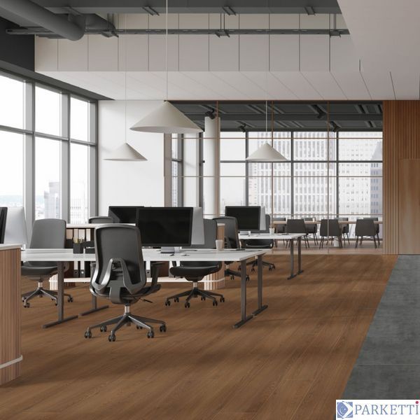 Tarkett Serene Oak Dark Brown Art Vinyl ModularT 70 257102005 клейова вінілова плитка Tarkett Modul 257102005 фото