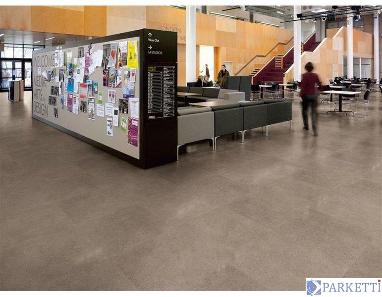 Expona Commercial Stone and Abstract PUR 5064 Warm Grey Concrete, вінілова плитка клейова Polyflor Expona Commercial 5064 фото