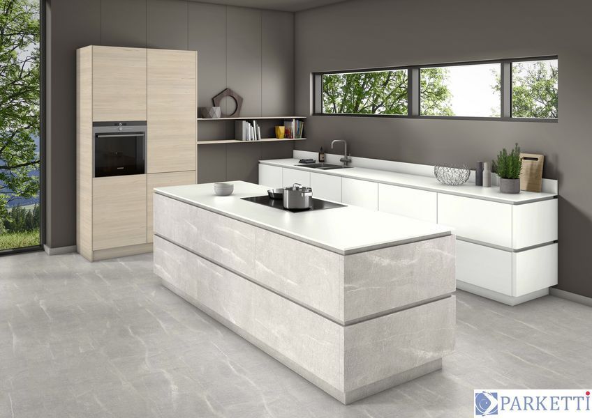 Egger ELF243 AQUA + Kingsize 8/33 V4+1 Мармур Кандела світло-сірий, ламінат Egger ELF243 (599926) фото