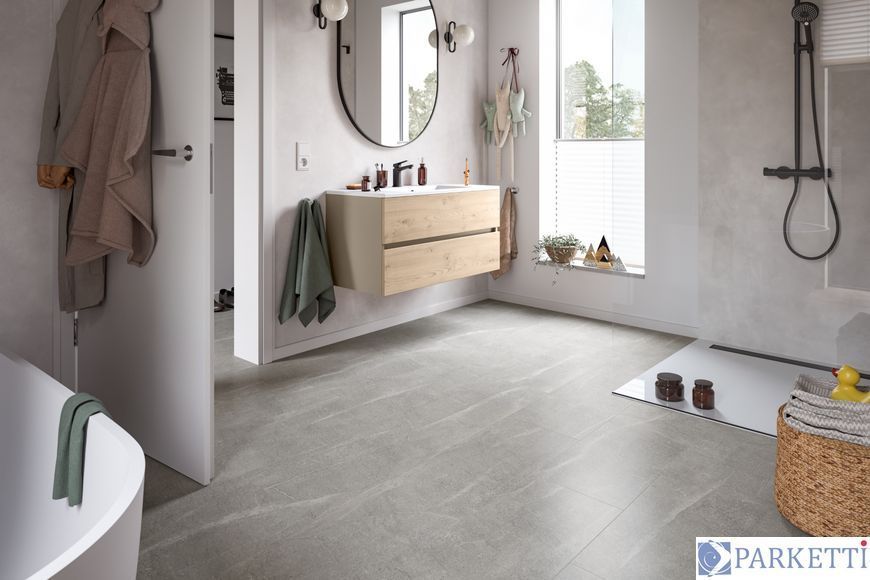 Egger ELF243 AQUA + Kingsize 8/33 V4+1 Мармур Кандела світло-сірий, ламінат Egger ELF243 (599926) фото