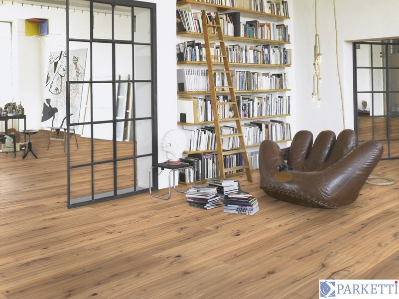 Parador 1739959 Trendtime 8 V4 Дуб Классик браш handscraped 1-пол, белое масло Natur Plus, паркетная доска Parador 1739959 фото