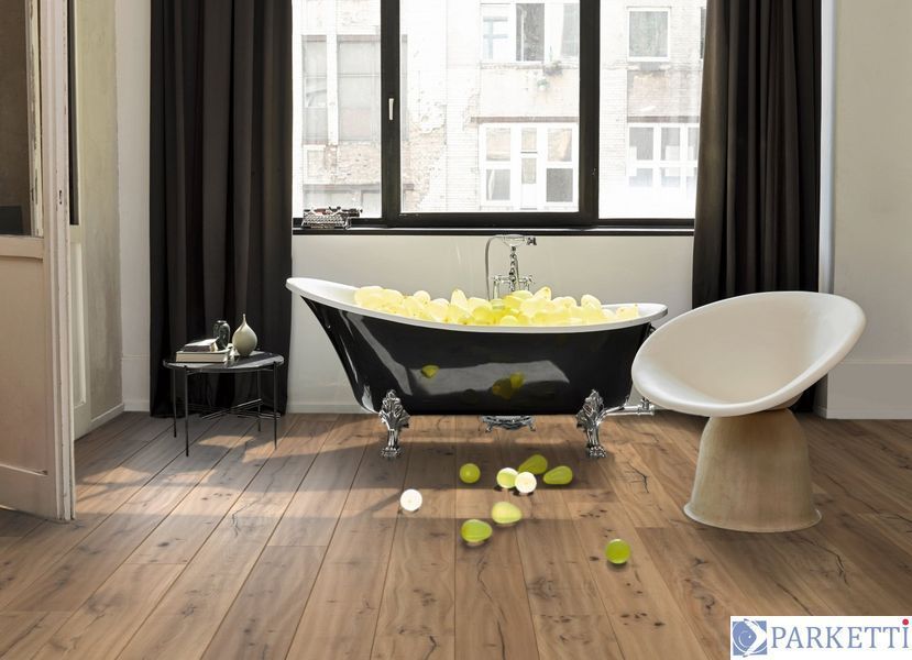 Parador 1739959 Trendtime 8 V4 Дуб Классик браш handscraped 1-пол, белое масло Natur Plus, паркетная доска Parador 1739959 фото
