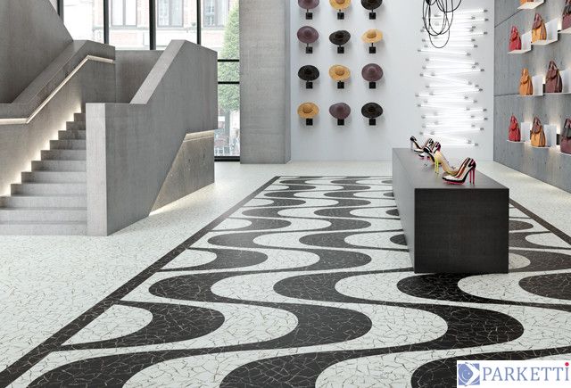 Expona Commercial Stone and Abstract PUR 5094 Arctic Mosaic, виниловая плитка клеевая Polyflor Expona Commercial 5094 фото