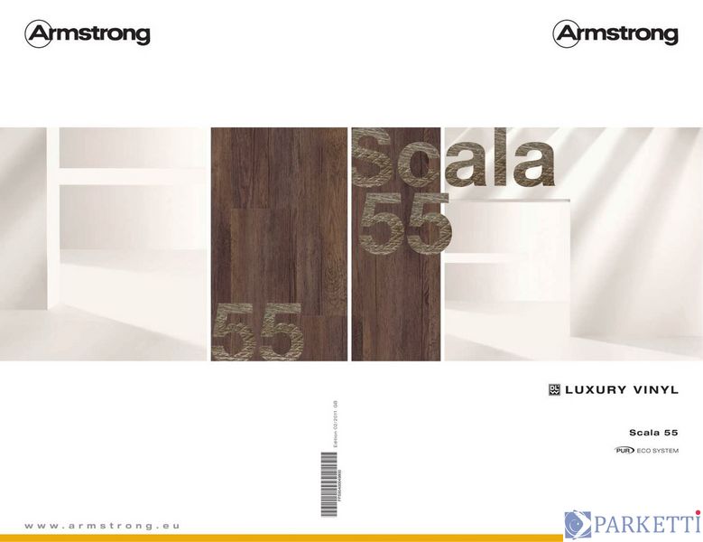 Вінілова плитка Armstrong Scala 55 Cruise Wood, Cruise Structure, всі декори ПІД ЗАМОВЛЕННЯ Armstrong Scala 55 B фото